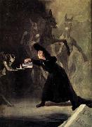 Francisco de goya y Lucientes The Bewitched Man Spain oil painting artist